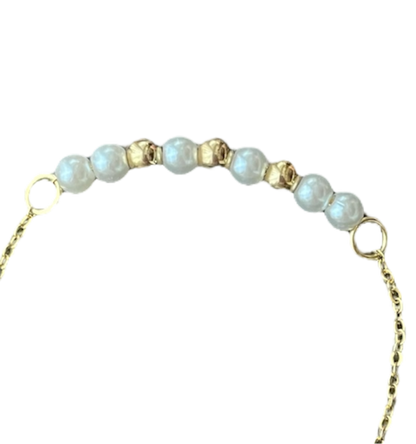 Pulsera perlas Oro