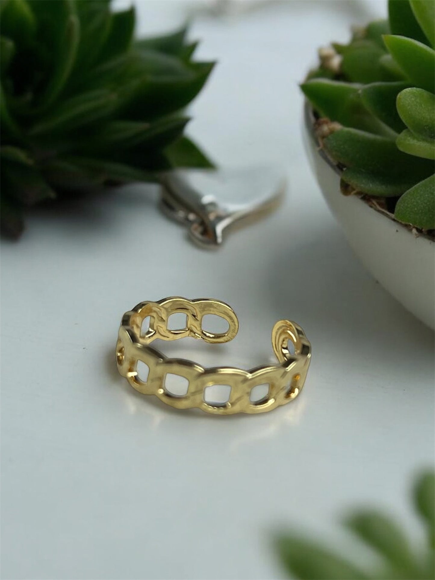 Anillo cadena Oro