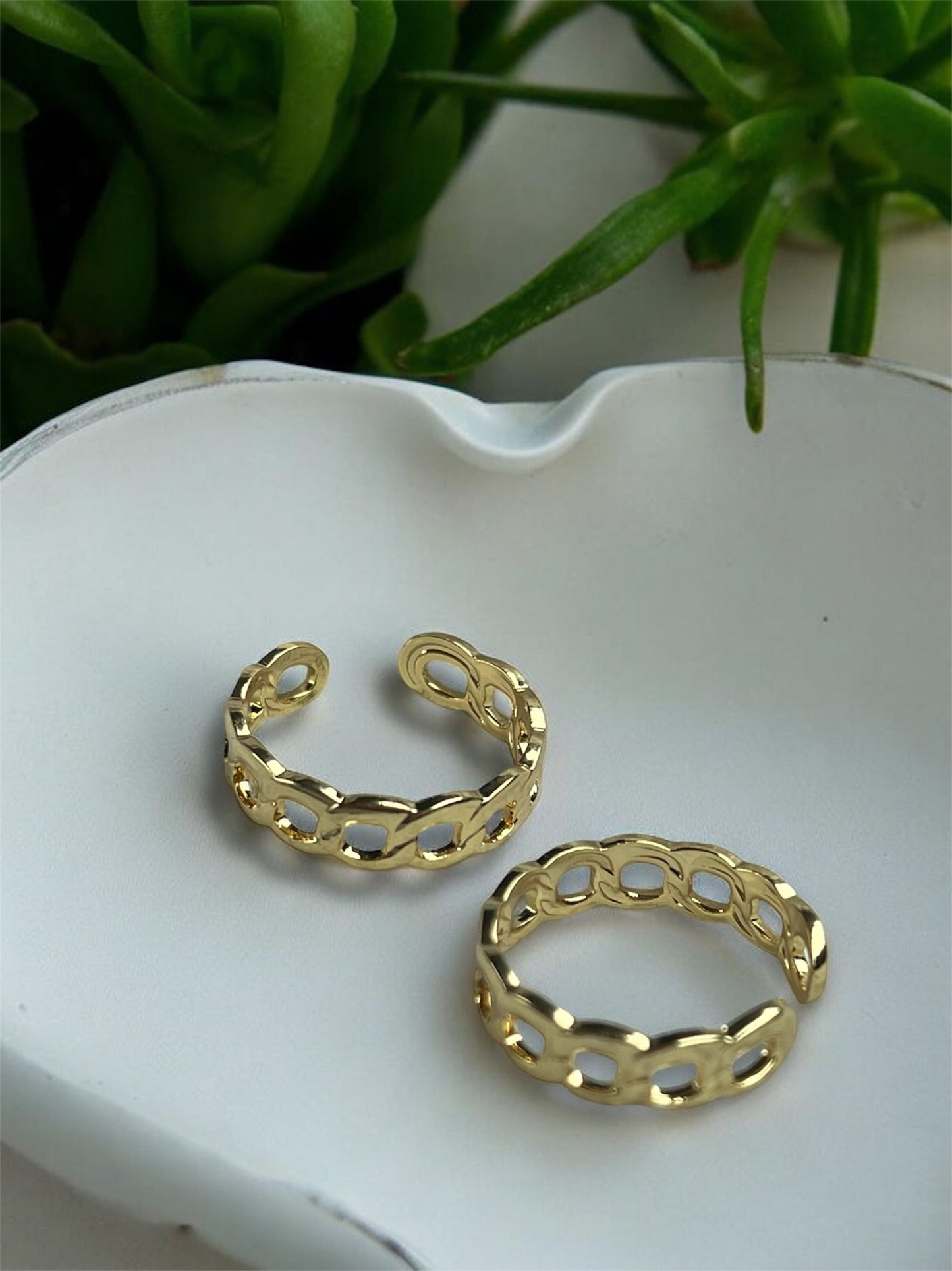 Anillo cadena Oro